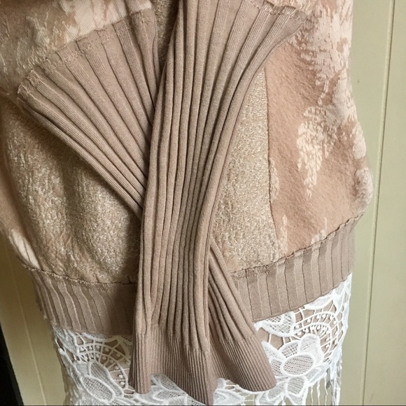 Free People Sweater Flower Print Large - Picture 3 of 8